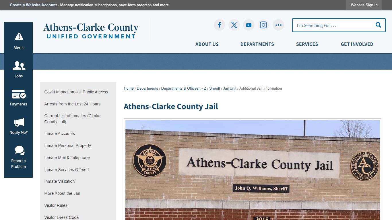 Athens-Clarke County Jail | Athens-Clarke County, GA - ACCGov