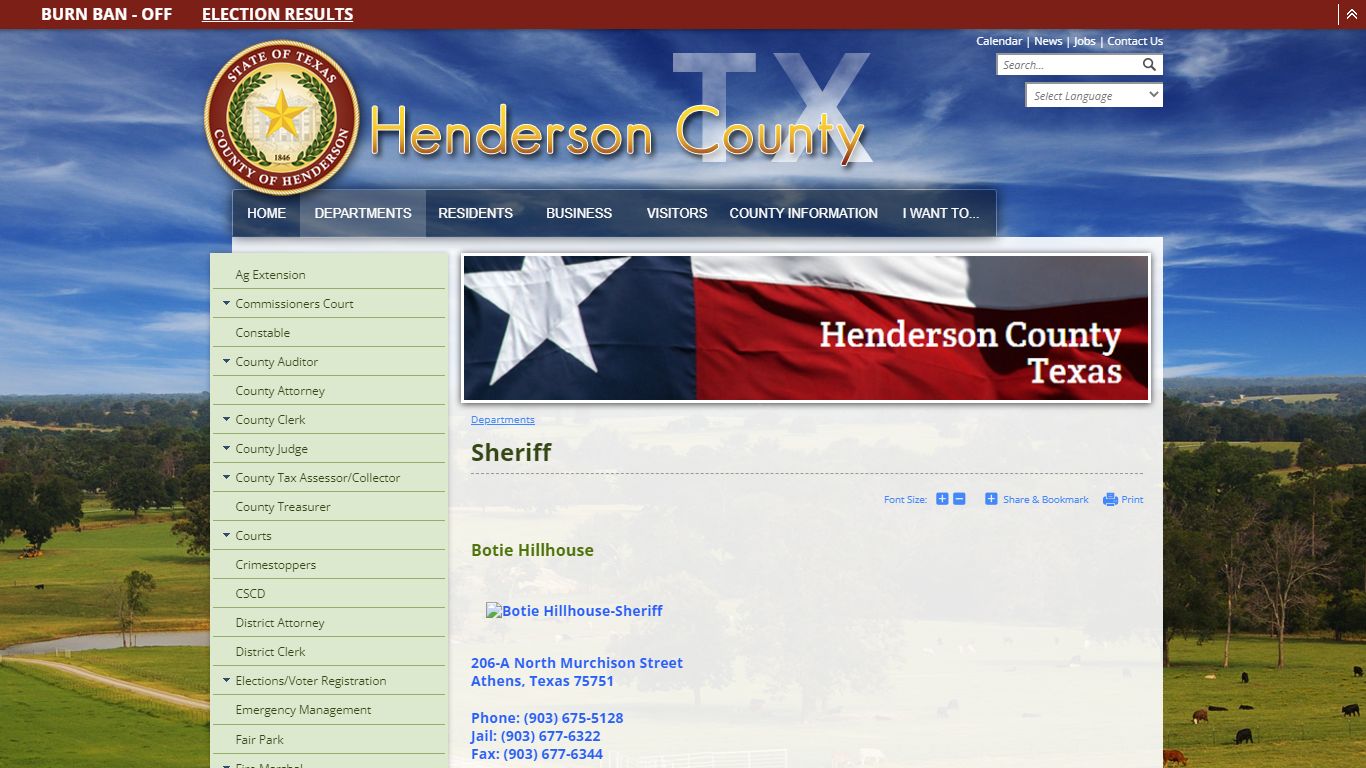 Sheriff | Henderson County